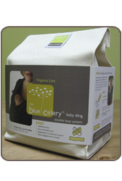 Blue Celery Baby Sling Packaging Blue Celery Baby Sling Packaging